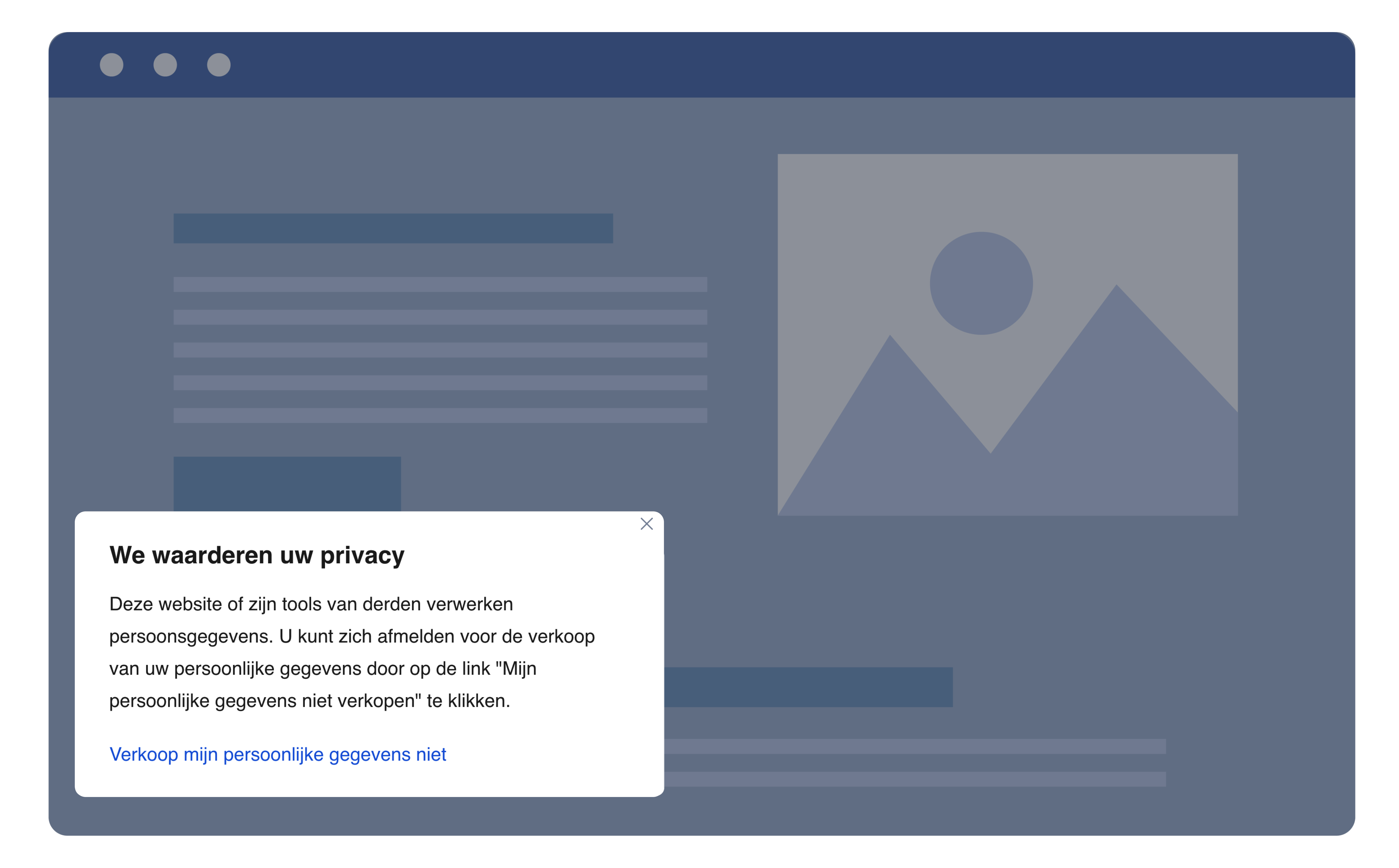 CCPA Opt-out-Cookie-Einwilligungsbanner